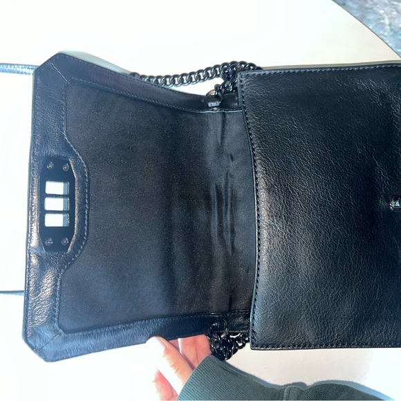 Rebecca Minkoff Black Chevron Crossbody - Picture 4 of 6